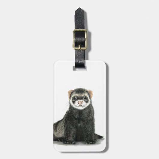 Frettchenspaß! Gepäckanhänger (Vorderseite vertikal)