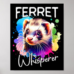 Frettier-Flüsterer Comfort Colors Erwachsene Schwe Poster