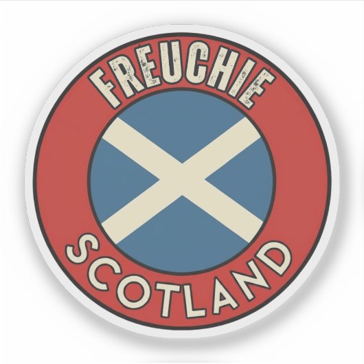 Freuchie, Schottland Aufkleber (Vorderseite)