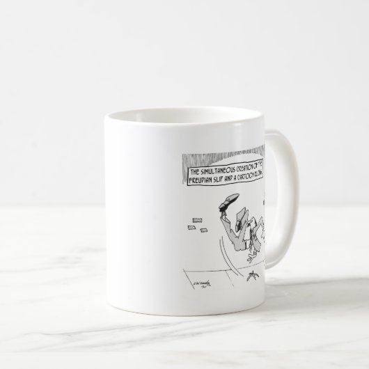 Freud-Cartoon 3169 Kaffeetasse (VorderseiteRechts)