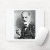 Freud Crazy liebt Liebe Zitat Geschenke Karten etc Mousepad (Mit Mouse)