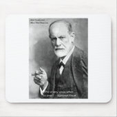 Freud Crazy liebt Liebe Zitat Geschenke Karten etc Mousepad (Vorne)