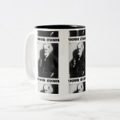 Freud 'Deine Mama' - 15oz Kaffeecup Zweifarbige Tasse (Vorderseite Links)