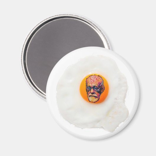 Freud Egg Magnet (Vorderseite/Rückseite)