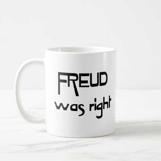 Freud hatte recht kaffeetasse (Links)