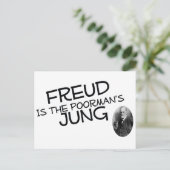 Freud ist der arme Jung Postkarte (Stehend Vorderseite)