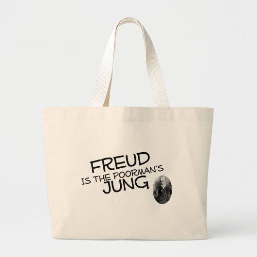 Freud ist der des Poormans Jung Jumbo Stoffbeutel (Vorne)