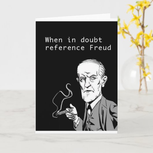 Freud Karte (Gelbe Blume)
