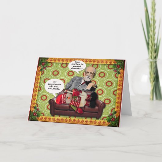 Freud-Karte Feiertagskarte (Vorderseite)