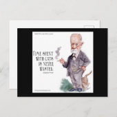 Freud & Quote About Cats Postkarte (Vorne/Hinten)