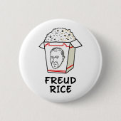 Freud Rice Food Psychology Puff Button (Vorderseite)