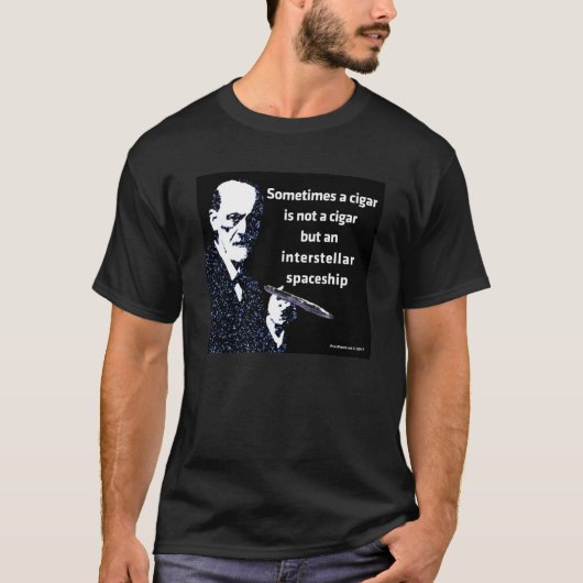 Freud und der Asteroid T-Shirt (Vorderseite)