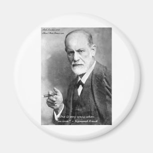 Freud Verrückte Liebhaber Liebeszitate Geschenkkar Magnet