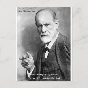 Freud Verrückte Liebhaber Liebeszitate Geschenkkar Postkarte