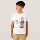 Freud & Zitat über Katzen Boys T-Shirt (Vorne ganz)