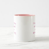 Freud-Zitat Zweifarbige Tasse (Mittel)