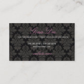 Freude 311-Pink Visitenkarte (Rückseite)