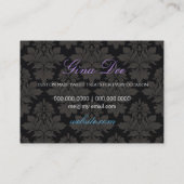 Freude 311-Purple Visitenkarte (Rückseite)