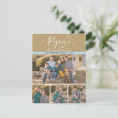 Freude | 4 Foto Weihnachten (Stehend Vorderseite)