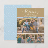 Freude | 4 Foto Weihnachten (Vorne/Hinten)