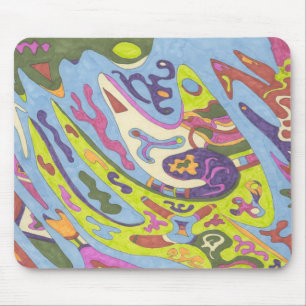 Freude, abstrakt mousepad