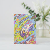 Freude, abstrakt postkarte (Stehend Vorderseite)