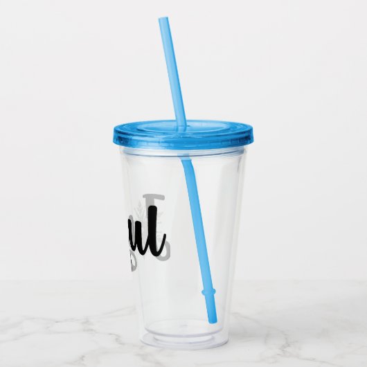 Freude Acryltrinkbecher (Links)