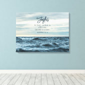 Freude am Christlichen Inspirationsmeer Leinwanddruck (Insitu (Holzboden))