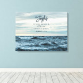 Freude am Christlichen Inspirationsmeer Leinwanddruck (Insitu (Holzboden))