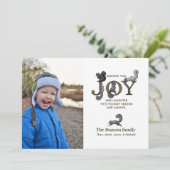 Freude am Eichhörnchen-Foto Weihnachten (Stehend Vorderseite)