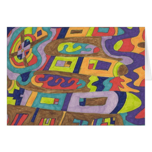 Freude am Geräusch, abstrakt (Vorderseite (Horizontal))