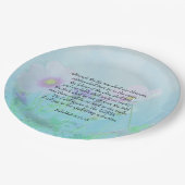 Freude am Herrn - Habakkuk 3:17,18 Pappteller (Schrägansicht)