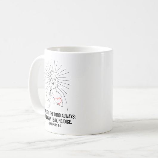 Freude am Herrn immer Christlich Kaffeetasse (Vorderseite Links)