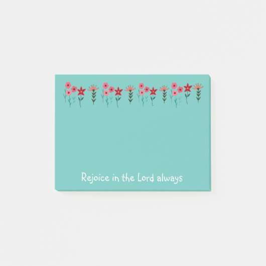 Freude am Herrn immer niedlich Post-it Klebezettel (Vorderseite)