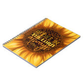 Freude am Herrn immer Phil. 4:4 Sonnenblumen nicht Notizblock (Linke Seite)