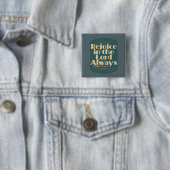 Freude am Herrn immer — Philippinen 4:4a Button (Beispiel)