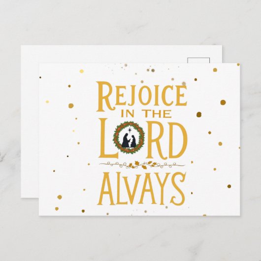 Freude am Herrn immer Postkarte (Vorne/Hinten)