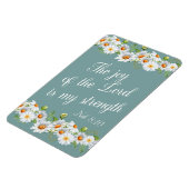 Freude am Herrn Meine Kraft Christliche Bibelverse Magnet (Linke Seite)