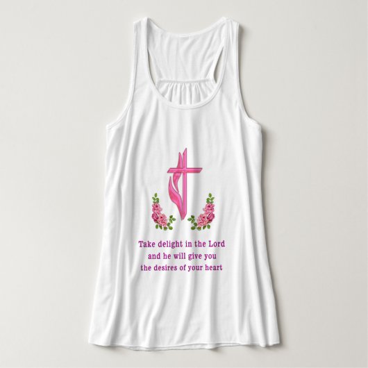 Freude am Herrn Tank Top (Design Vorderseite)