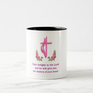 Freude am Herrn Zweifarbige Tasse