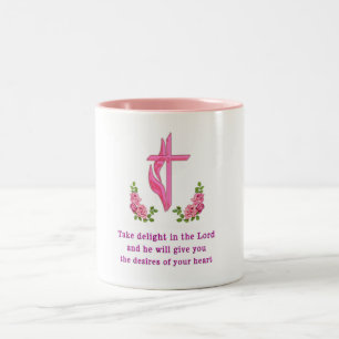 Freude am Herrn Zweifarbige Tasse