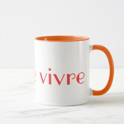 Freude am Leben/an lebenTasse Tasse (Rechts)