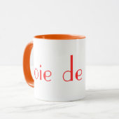 Freude am Leben/an lebenTasse Tasse (Vorderseite Links)