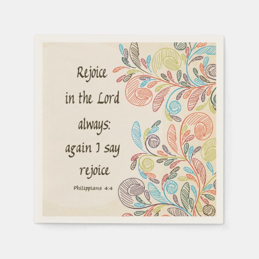 Freude am Lord Napkins Serviette (Vorderseite)