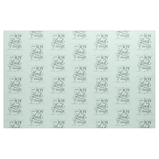 Freude am Lord - Nehemiah 8:10 Stoff (Fat Quarter (45,7 x 55,9 cm))