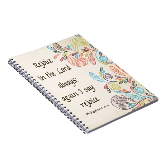 Freude am Lord-Notebook Notizblock (Rechte Seite)