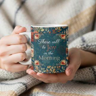 Freude am Morgen – Herbstblumen-Christian-Becher Kaffeetasse