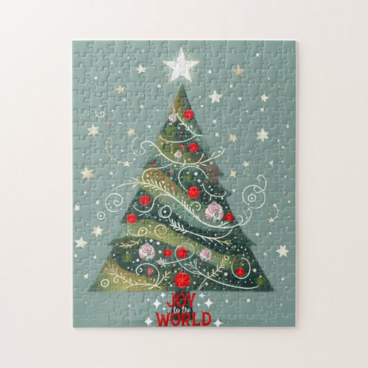 Freude am Weihnachtsbaum der Welt Puzzle (Vertikal)