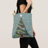 Freude am Weihnachtsbaum der Welt Tasche (Von Nahem)