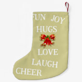 Freude am Weihnachtsfest - Strumpf Kleiner Weihnachtsstrumpf (Rückseite)